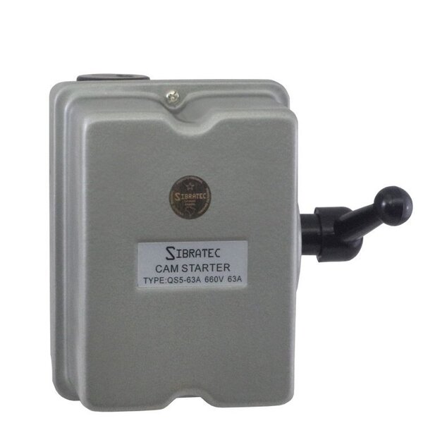 Chave Eletromecânica Liga-desliga Qs5 | 3 Polos 63a | Metálica